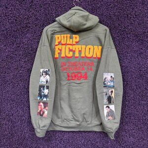 Pulp Fiction 1994 Tarantino Key Movie Scenes Promo Hoodie L